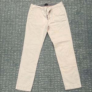 J. Crew Men's Cream Chinos